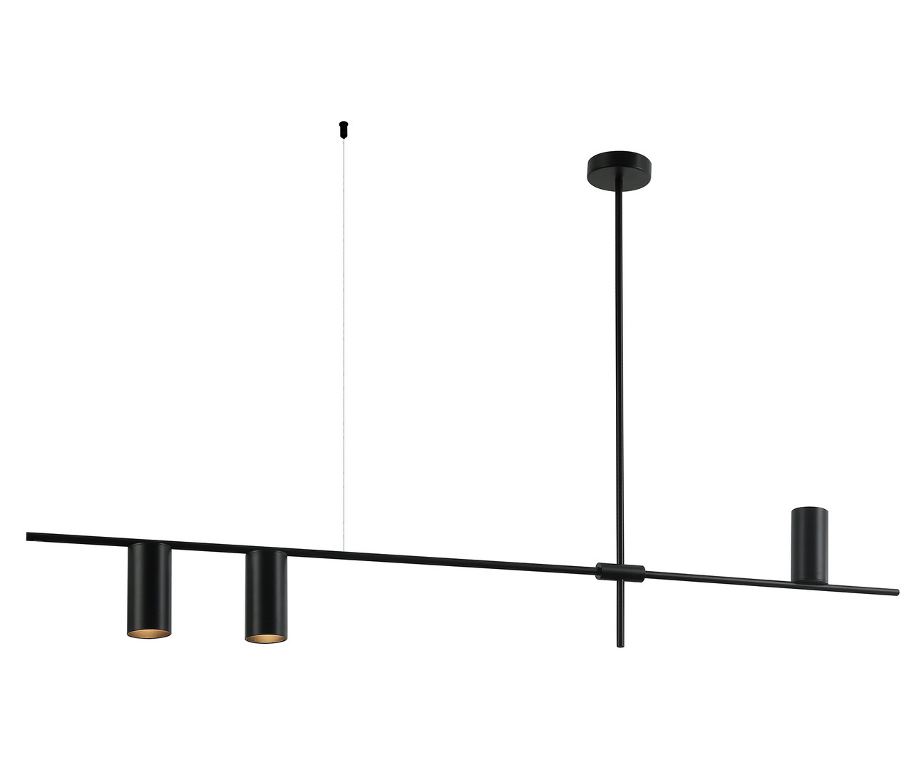 Kink Light 07621-3,19 Люстра Рия черный w126*6 h85/55/45 GU10 3*10W фото