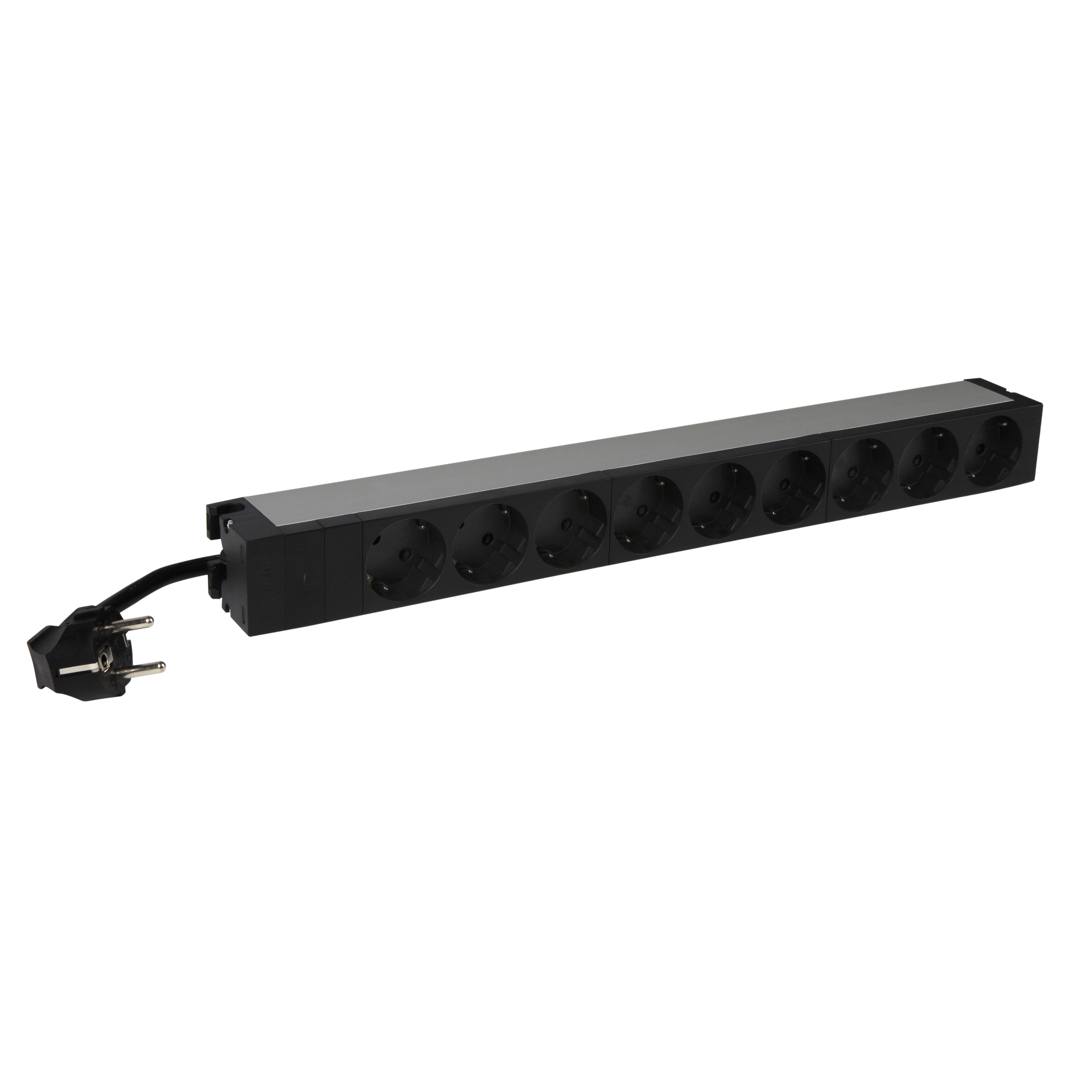 Legrand VDI PDU Блок распределения питания 9 розеток 2К+3 немецкий стандарт 1 индиктор питания шнур питания 3м 19'' 16А. фото