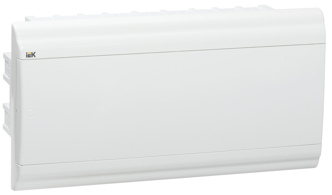 IEK PRIME Корпус пластиковый встраиваемый ЩРВ-П-18 белый/белая дверь IP41 фото