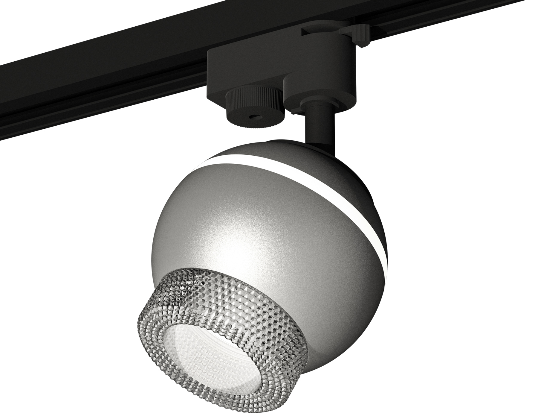 Ambrella Комплект трекового светильника XT1103040 SSL/CL серебро песок/прозрачный MR16 GU5.3 LED 3W 4200K (A2521, C1103, N7191) фото