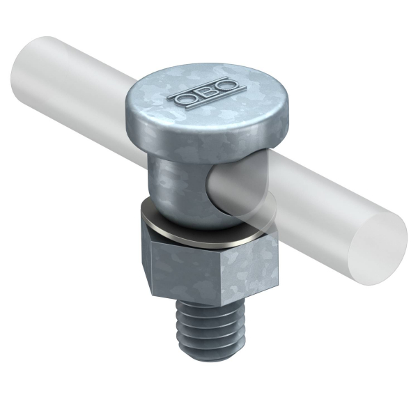 Соединитель для круглых проводников Rd 8-10 мм, с резьбой M10