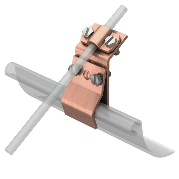 Клемма для кровельного водосточного желоба