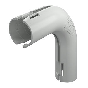 Дуга для трубы Quick-Pipe 90°, светло-серая