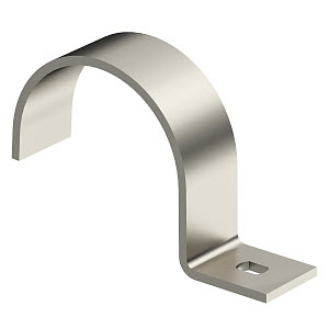 Крепежная скоба металлическая однолапковая 20 мм