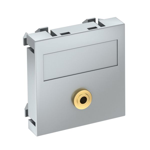 Розетка мультимедийная Audio-Klinke, 1 модуль Modul45