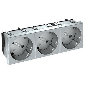 Розетка тройная 3х2К+3 под углом 33°