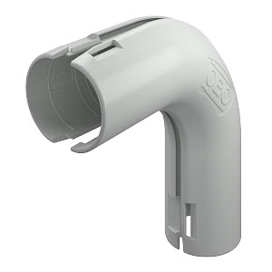 Дуга для трубы Quick-pipe 90° светло-серая