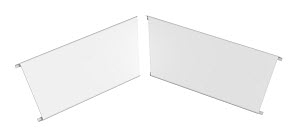 Крышка внутреннего угла кабель-канала GEK 80x300 мм