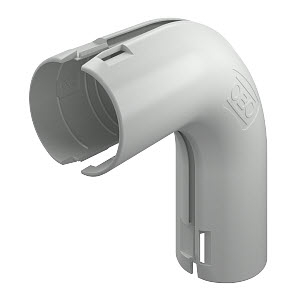 Дуга для трубы Quick-Pipe 90°, светло-серая