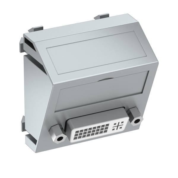 Розетка мультимедийная DVI, 1 модуль Modul45