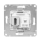 Розетка HDMI+RJ45 (cat5), алюминий Эпика EKF