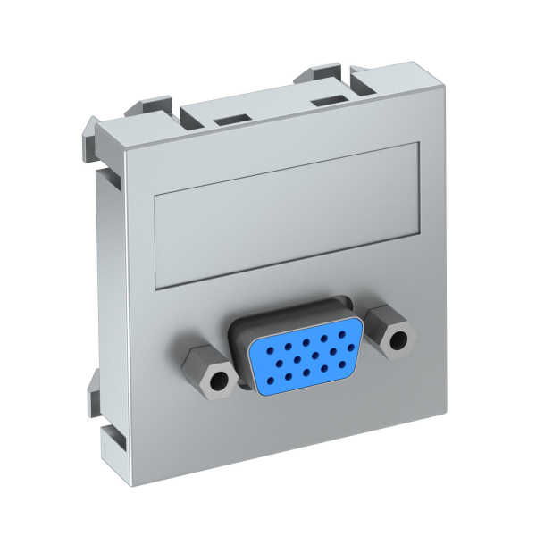 Розетка мультимедийная VGA 1 модуль Modul45