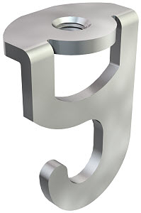 Крюк потолочный M8