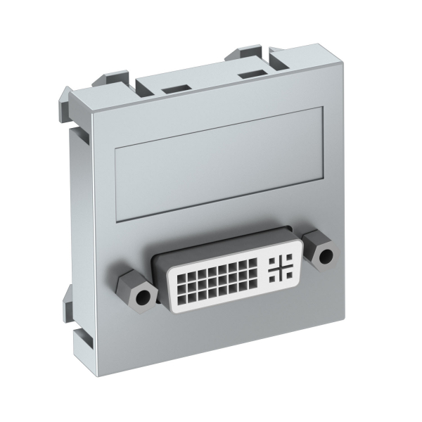 Розетка мультимедийная DVI, 1 модуль Modul45