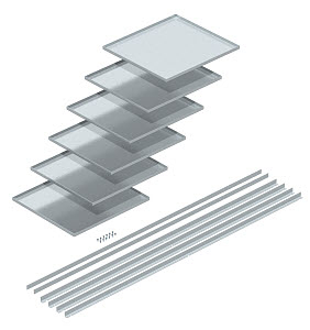 Кассетная рамка OKA RK 400x200x15