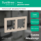 Рамка 2гн песочный AtlasDesign Systeme Electric (1/30)