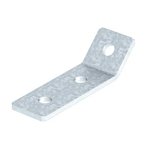 Соединительная пластина 45°, с 3 отверстиями 103x50x40x5 мм