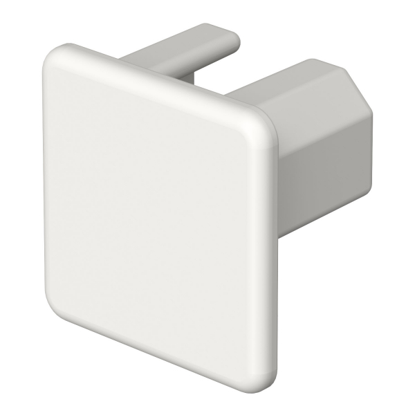 Заглушка торцевая кабель-канала WDK 20x20 мм, ПВХ, белый