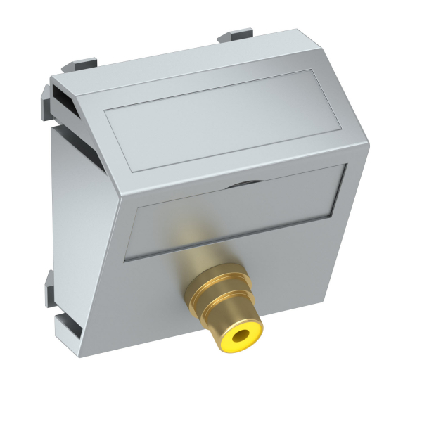 Розетка мультимедийная Video-Cinch, 1 модуль Modul45