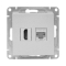 Розетка HDMI+RJ45 (cat5), алюминий Эпика EKF