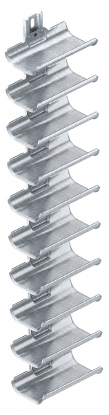 Кронштейн тоннельный на рейке 1000 мм, 10 полок