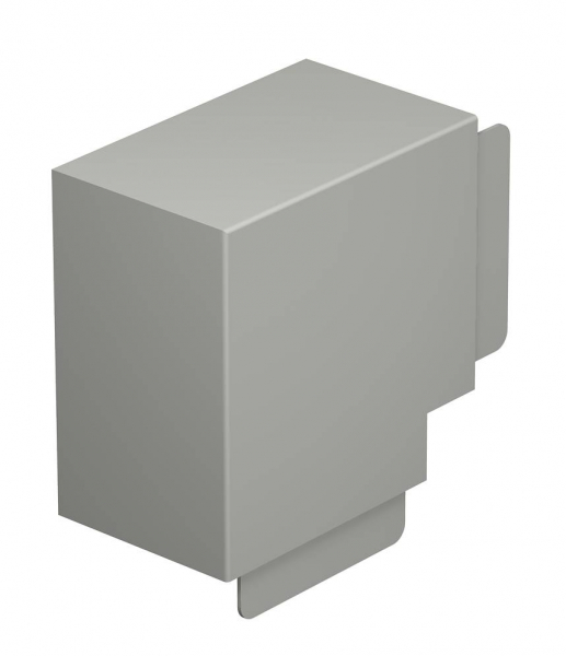 Угол плоский кабель-канала WDK 100x130 мм, ПВХ серый RAL7030
