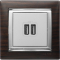 Розетка 2гн USB+USB с/у алюминий механизм Valena Legrand  (1/10/100)