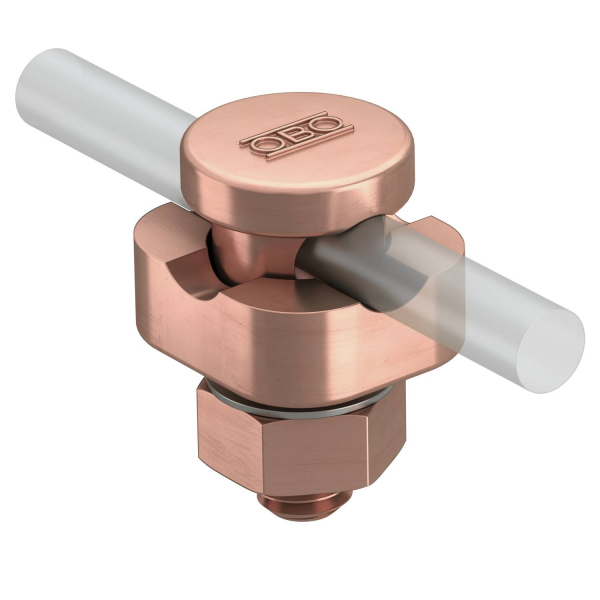 Соединитель для круглых проводников Rd 8–10 мм, одинарный