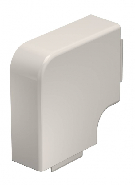 Угол плоский кабель-канала WDK 40x90 мм, ПВХ кремовый RAL9001