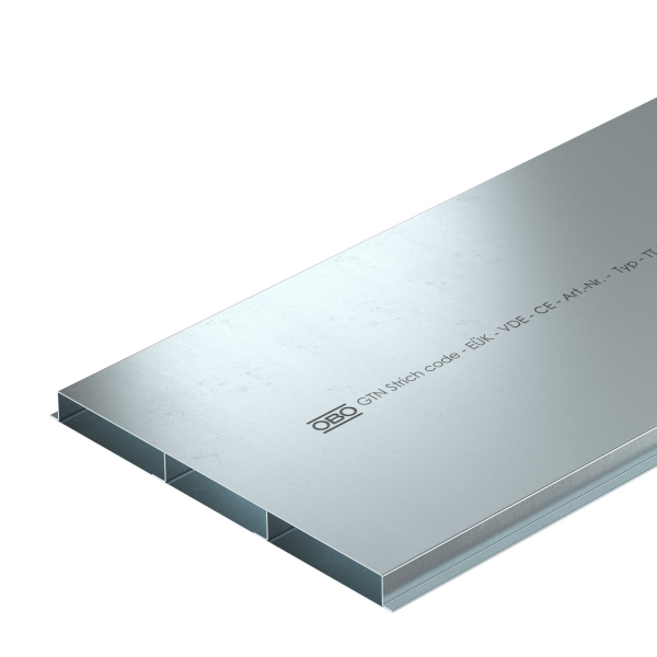 Кабель-канал для заливки в стяжку EUK 2000x350x28 мм (сталь)