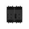 USB зарядка 2 мод, черн