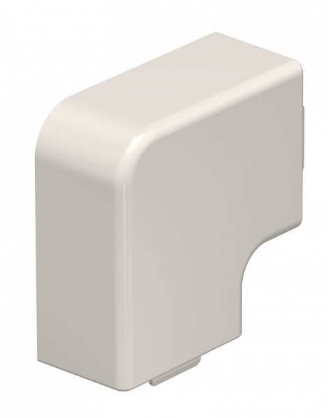 Угол плоский кабель-канала WDK 25x40 мм, ПВХ кремовый RAL9001