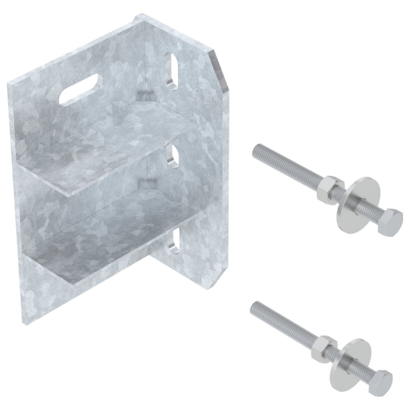 Крепежный уголок 190*80 для стоек US7