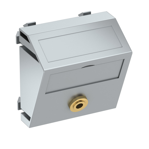 Розетка мультимедийная Audio-Klinke, 1 модуль