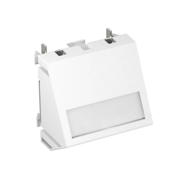 Кабельный вывод 1 модуль Modul45, 45х45 мм, белый