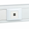 Розетка USB A+A, 2.1А, 2 гнезда, без индикатора EKF C-Line (1)