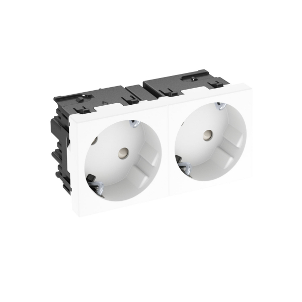 Розетка силовая 33° двойная 2х2К+З Modul45connect