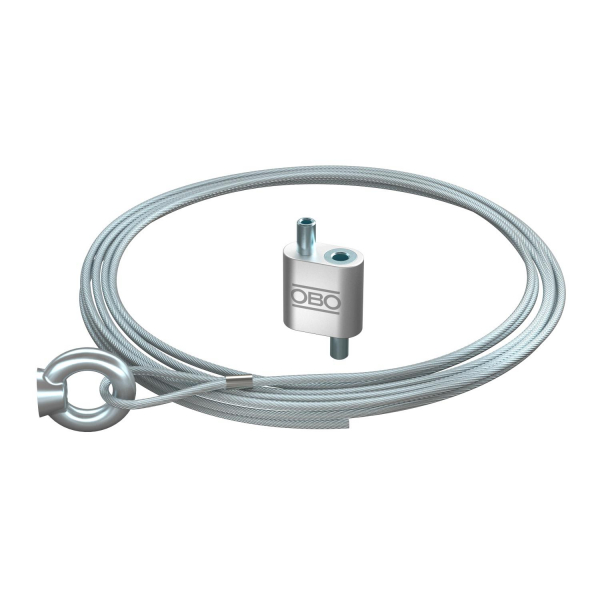 Подвесной трос с кольцевым ушком, гальванический