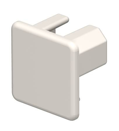 Заглушка торцевая кабель-канала WDK 20x20 мм, ПВХ, кремовый RAL9001