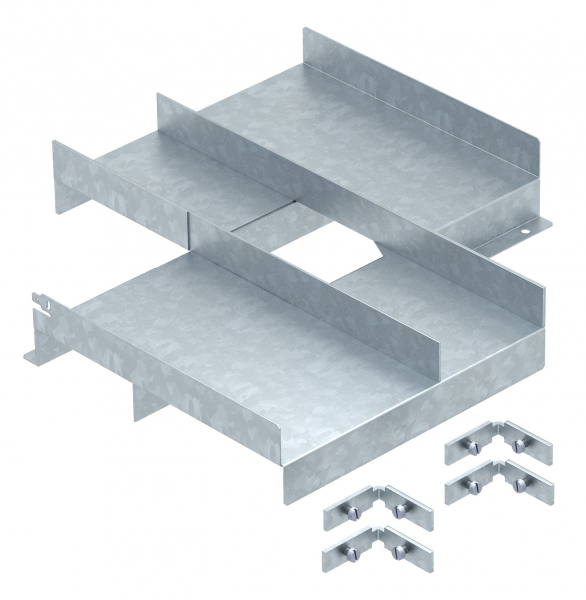 Перегородка разделительная для 3-х секционной Т-образной секции канала OKA-T 300х300х61 мм
