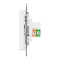 Розетка RJ11, белый Эпика EKF