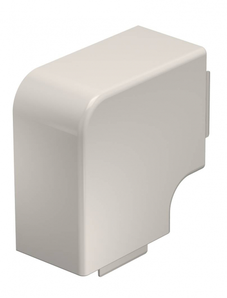 Угол плоский кабель-канала WDK 60x90 мм, ПВХ кремовый RAL9001